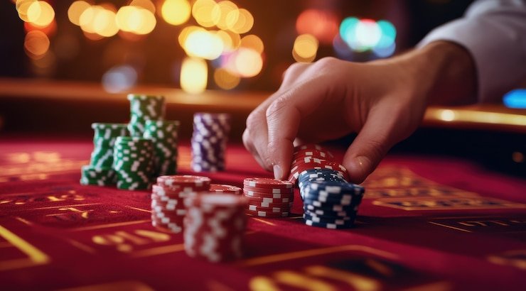 Pengguna membaca syarat klaim bonus